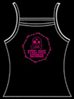 scr skull logo girlie tank top
